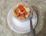 A picture of step 3 of Banana delight with Tuc biscuits 🍌🍌🫓🫓.