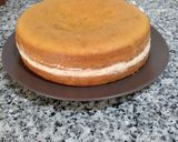 Foto del paso 10 de la receta Bizcocho (de anís y naranja) con harina de garbanzos relleno de crema pastelera