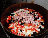 Foto del paso 6 de la receta: Pollo con panceta en cubos (al disco)