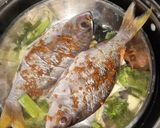 Foto langkah ke 3 dari resep Ikan Kakap Merah Masak Steam.