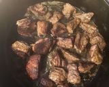 A picture of step 1 of California Farm Beer Braised Beef.