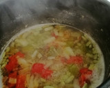 Foto del paso 4 de la receta: Verdinas con verduras y langostinos