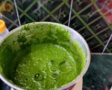 A picture of step 2 of Dhania/Green Coriander leaves Chutney.