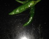 A picture of step 2 of Crispy moli ke pattay fried.