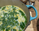 A picture of step 3 of Leek and fish chowder.