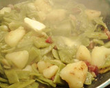 Foto del paso 10 de la receta: Judías verdes salteadas con jamón y huevo duro