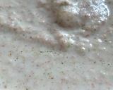 A picture of step 4 of Moong dal cheese cheela.