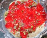 A picture of step 8 of Fruit Trifle.