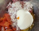 Foto del paso 2 de la receta: Berenjenas y zapallitos rellenos c/ ensalada de akusai
