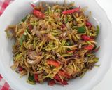 Foto langkah ke 4 dari resep Tumis bunga pepaya teri. Khas Manado 💚.