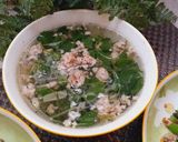 Hình bước làm 3 của món Cơm nhà nhiều màu xanh