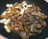 豆乾炒肉片的食譜步驟5照片