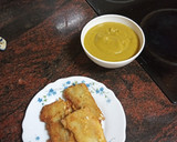 Foto del paso 7 de la receta: Crema de acelgas / Pencas de acelgas fritas con jamón y queso