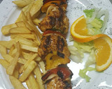 Foto del paso 4 de la receta: Brocheta de pollo