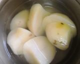 A picture of step 1 of Aloo Sev.