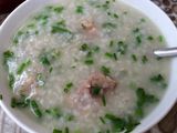 Cháo xương sườn lợn