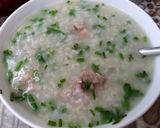 Hình bước làm 5 của món Cháo xương sườn lợn