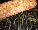 Foto del paso 4 de la receta: Peceto tiernisado en especias con crema de puerros y puerros esparragos