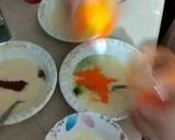 A picture of step 3 of Rainbow cake.