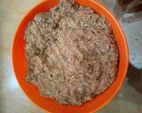 A picture of step 1 of Beef chapli kabab...