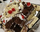 Foto langkah ke 8 dari resep Kue tart brownies kukus.