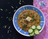 A picture of step 15 of Daal Mash.