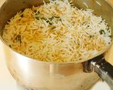 A picture of step 6 of A celebration of veggies: Mushroom dum biriyani.