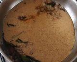 A picture of step 4 of Moong kadhi.
