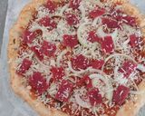 Foto langkah ke 4 dari resep Pizza Kimchi - gochujang.