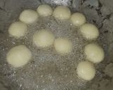 A picture of step 2 of Chenna rasgulla.