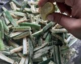 A picture of step 2 of Crispy Bhindi.