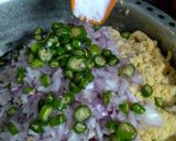 A picture of step 3 of Ragi dal vada.