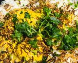 A picture of step 5 of Reshmi chicken Biryani.