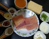 A picture of step 1 of Grilled Fish with tangy orange- garlic-butter sauce.