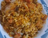 عکس مرحله 6 از دستور لوبیا پلو خوشمزه با فیله مرغ