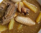 Foto langkah ke 3 dari resep Semur ayam kampung telor kentang.