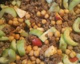 A picture of step 4 of Sausage Salad.