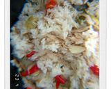 Foto langkah ke 6 dari resep Nasi Liwet Teri Mudah Dengan Rice Cooker.