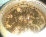 A picture of step 10 of Black chicken masala.