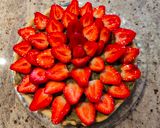 Une image de l'étape 9 de Tarte aux fraises créme pâtissière matcha.