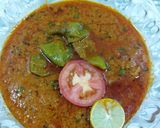 A picture of step 4 of Mutton achari.