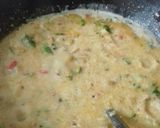A picture of step 6 of Awarekalu upma (butter beans).