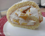 Foto del paso 4 de la receta: Brazo de gitano de melocotón/chocolate