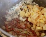 Foto del paso 1 de la receta Quiche de bacon, manzana, espinacas y queso azul