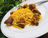 A picture of step 2 of StirFriedpasta.