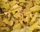 A picture of step 3 of Pumpkin🎃 sabji.