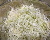 Hình bước làm 1 của món Bánh Xèo Nhật Okonomiyaki