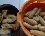 Foto langkah ke 5 dari resep Pekmpek Udang Rebon.