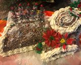 Hình bước làm 7 của món Buche de Noel 🎄 ☃