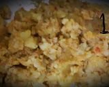 A picture of step 1 of Aloo Tikki (From left over masala).